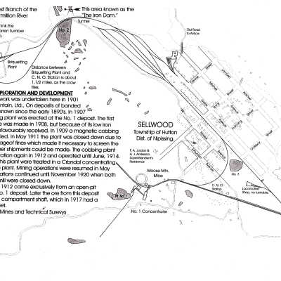Photograph, Sellwood Township Map.