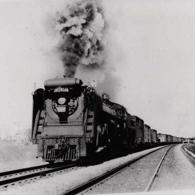Photograph, CNR Steam Engine 6140