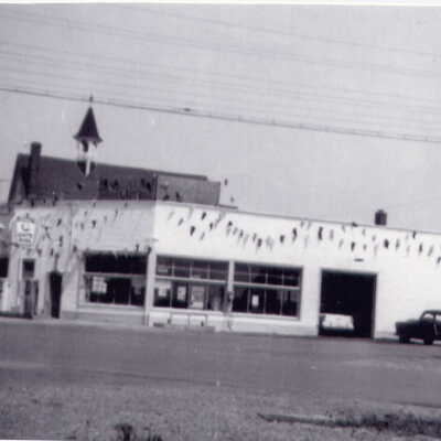 Photograph, Capreol Service Station.