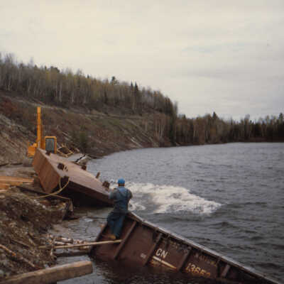 Photograph, Train Derailment, 1988, Set of 175 Pictures.