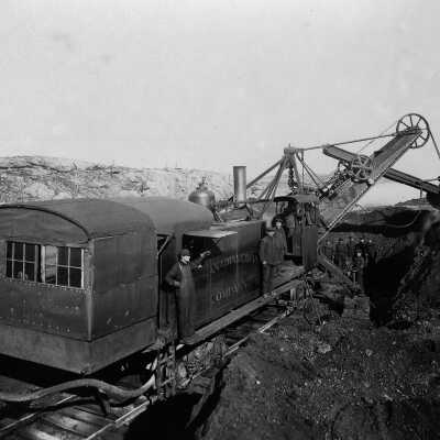 Photograph, CCC Steam shovel.