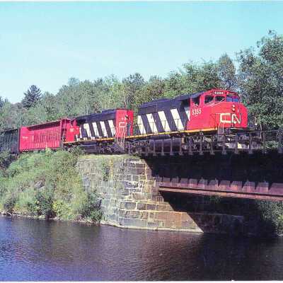 Photograph, Postcard, CNR GP40 Engines 5355 and 5362, September 1992.