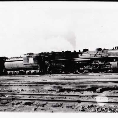 Photograph, CNR Steam Engine 6141