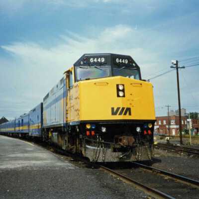 Photograph, VIA Locomotive 6449.