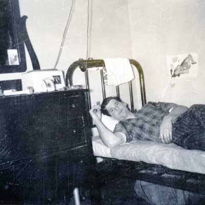 Photograph, Tom Clark, Capreol Fire Hall.