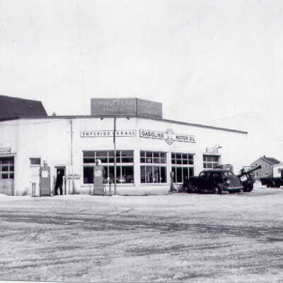 Photograph, Capreol Service Station.