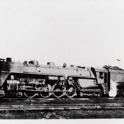 Photograph, CNR Steam Engine 6145