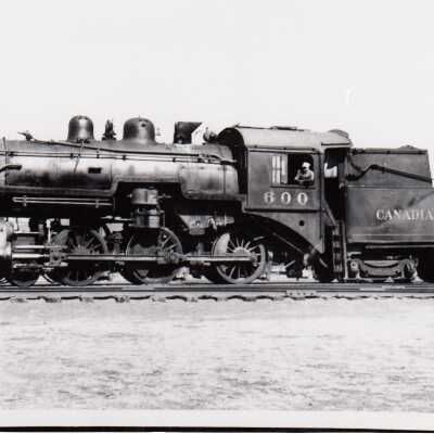 Photograph, CPR Locomotive 600.