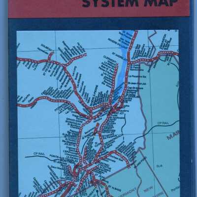 CN North America System Map
