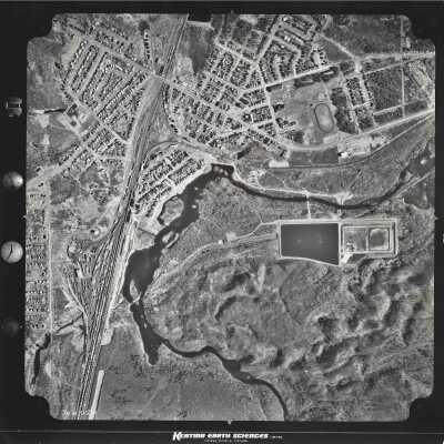 Photograph, Aerial Shots, Canadian National Railway, Unknown Location.