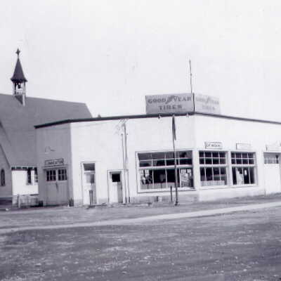 Photograph, Capreol Service Station.