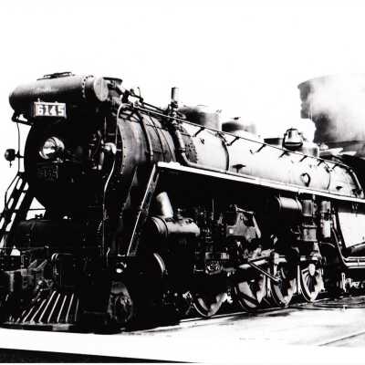 Photograph, CNR Steam Engine 6145