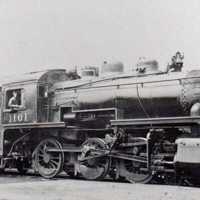 Photograph, CPR Locomotive 1101.