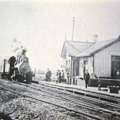 Photograph, CNR Station at Thornton, Ontario.