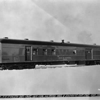 Photograph, Canadian National Railways Mail & Express Car No. 7816.