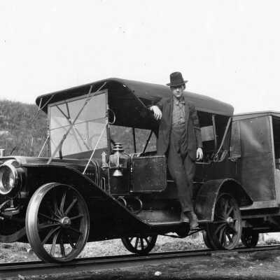 Photograph, INCO Rail Automobile, INCO photo.