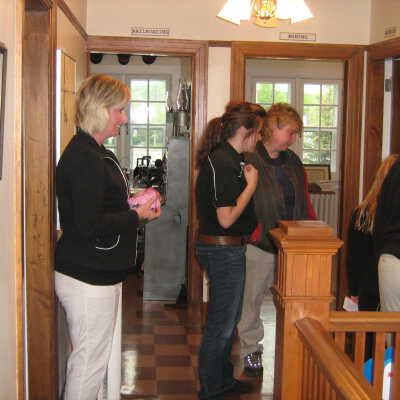 Photograph, NORMHC, Jessica Kivi, Leading Tour, Museum House, 2011.