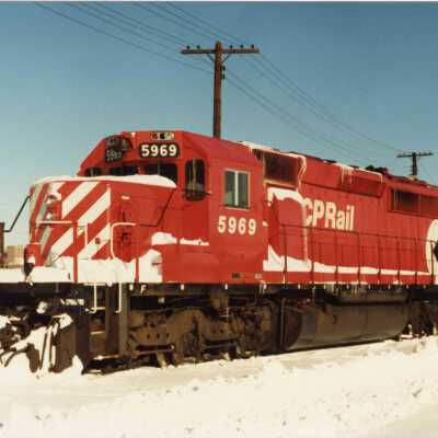 Photograph, Sudbury, January 5 1982.