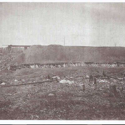 Photograph - Gertrude Mine, Roast heaps, May 28, 1906
