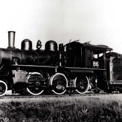 Photograph, CNR Steam Engine 86