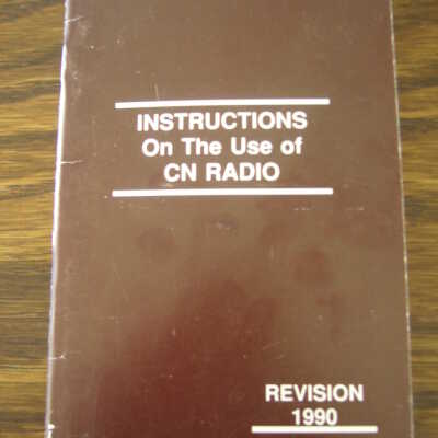 Instruction on the Use of CN Radio