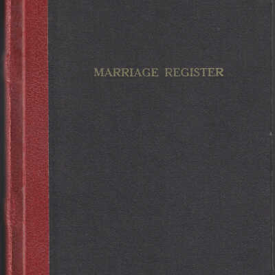 Town of Capreol's Marriage Register Book