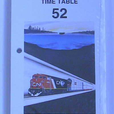 Great Lakes Region Time Table 52
