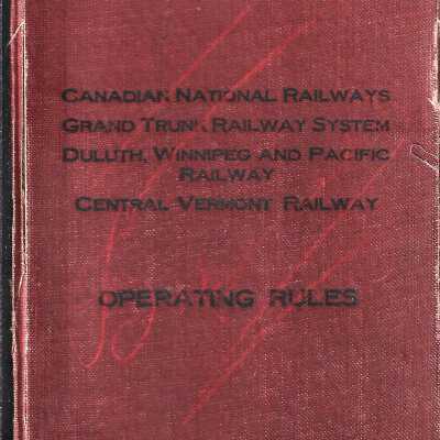 Canadian National Railways Operating Rule