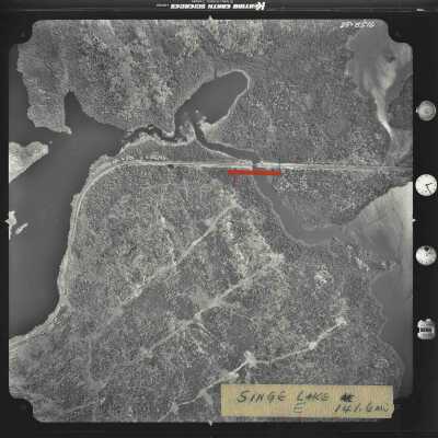 Photograph, Aerial Shots, Canadian National Railway, Unknown Location.