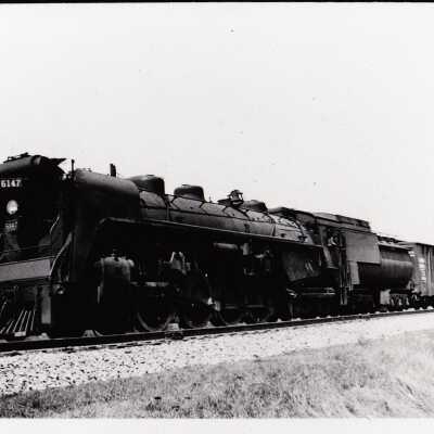 Photograph, CNR Steam Engine 6147