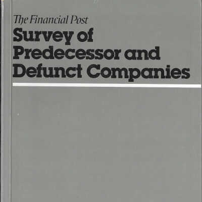 Survey of Predecessor and Defunct Companies, Second Edition
