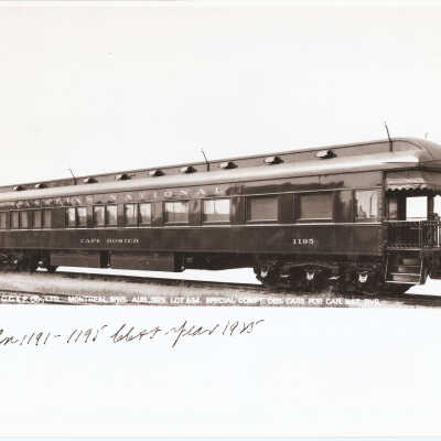 Photograph - Canadian National "Cape Rosier" passenger car no. 1195