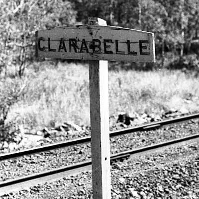 Photograph, Clarabelle mileboard.
