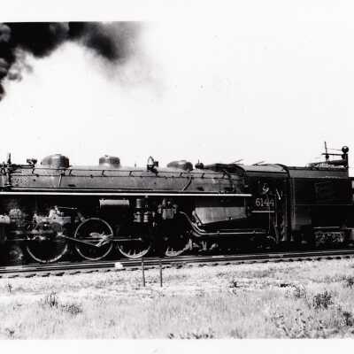 Photograph, CNR Steam Engine 6144