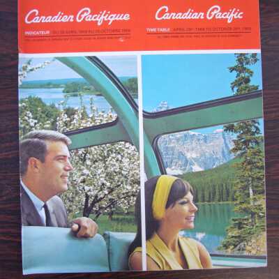 Canadian Pacific Time Table April 28th, 1968 to October 26th, 1968