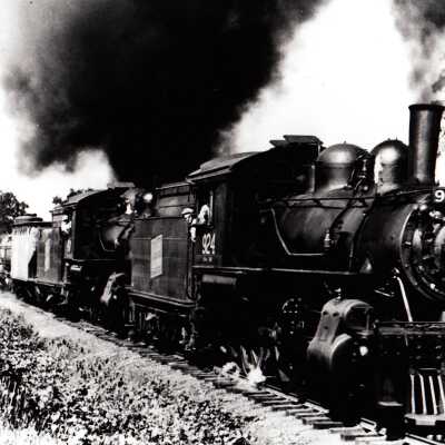 Photograph, CNR Steam Engine 924