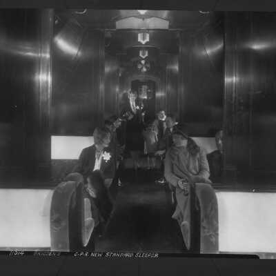 Photograph, Canadian Pacific Railway, new standard sleeper, 1920's.