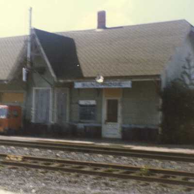 Photograph, CNR Sundridge Station, Sundridge, Ontario.