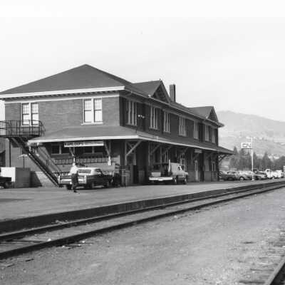 Photograph, CNR Station at Kamloops
