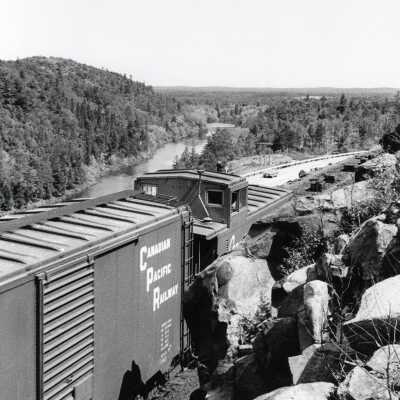 Photograph, Canadian Pacific Freight, WB, Onaping Railway.