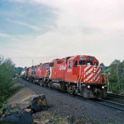 Photograph, CP Rail Locomotive 3023.