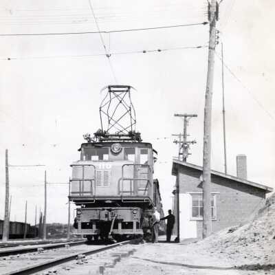Photograph, INCO Engine at Station.