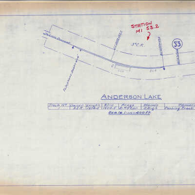 Rail Yard Plan for the Algoma Eastern Railway's Anderson Lake Yard