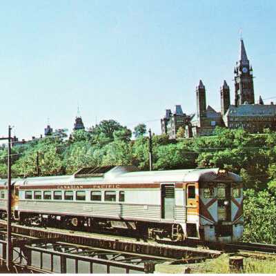 Photograph, Postcard, CPR 132 Dayliner, North Shore Route, July, 1966.