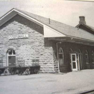 Photograph, CNR Station at Cornwall, Ontario.