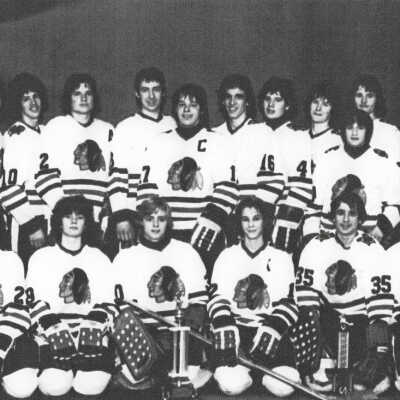 Photograph: Capreol Hawks Locker Room Group Photograph