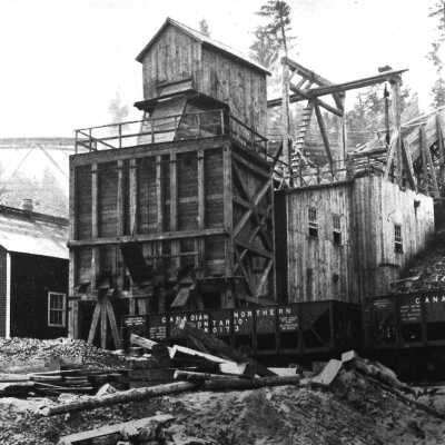 Photograph, Moose Mountain loading.