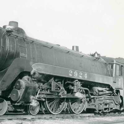 Photograph, Canadian Pacific Locomotive 2924.