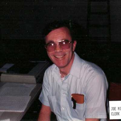 Photograph, Joe Miles, Clerk.