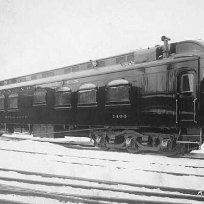 Photograph, Canadian Northern Railway, Otonabee Parlor Cafe Car, 1405.